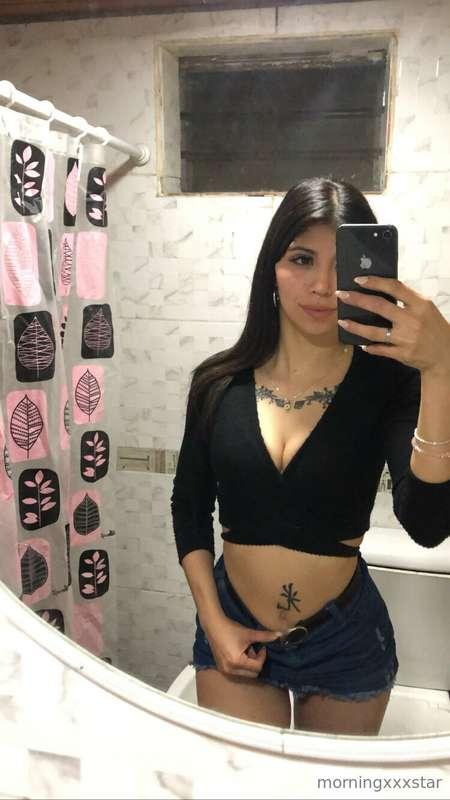 Do you want to see what's under my skirt? 😏