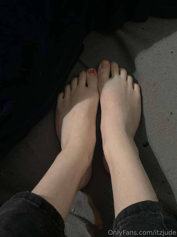 feet because im still on my period