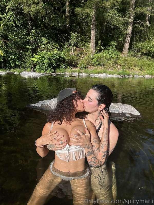 mermaids frolicking vid coming ✂️✂️ w @essence.jade