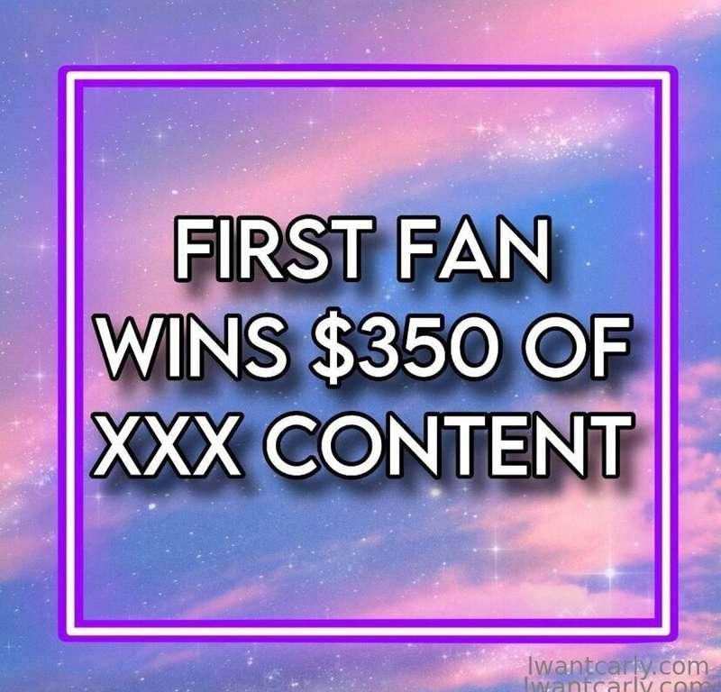 # FIRST FAN TO TIP $10 GETS $350 WORTH OF CONTENT! ❗️🎉