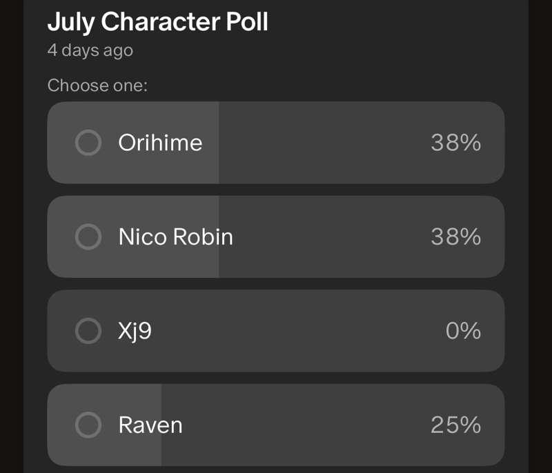 Orihime And Robin are the winners!