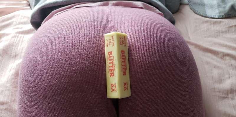 This is how I soften butter for baking. Would you eat what I..