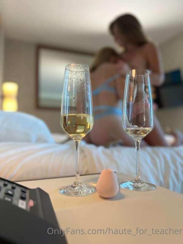 Two horny milf hotwives and some bubbly… what could go wrong..