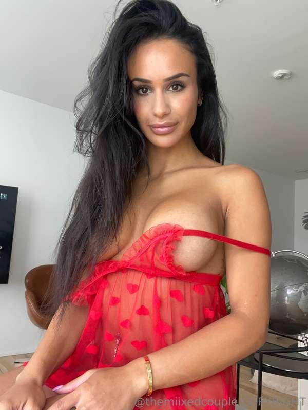 Oopsie… I think my new lingerie is way too small😅 Or maybe m..
