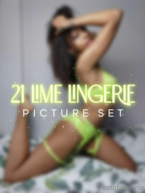 🍋 𝑳𝑰𝑴𝑬 𝑳𝑰𝑵𝑮𝑬𝑹𝑰𝑬 𝑷𝑰𝑪𝑻𝑼𝑹𝑬 𝑺𝑬𝑻 🍋

Acid green. This lingerie set..