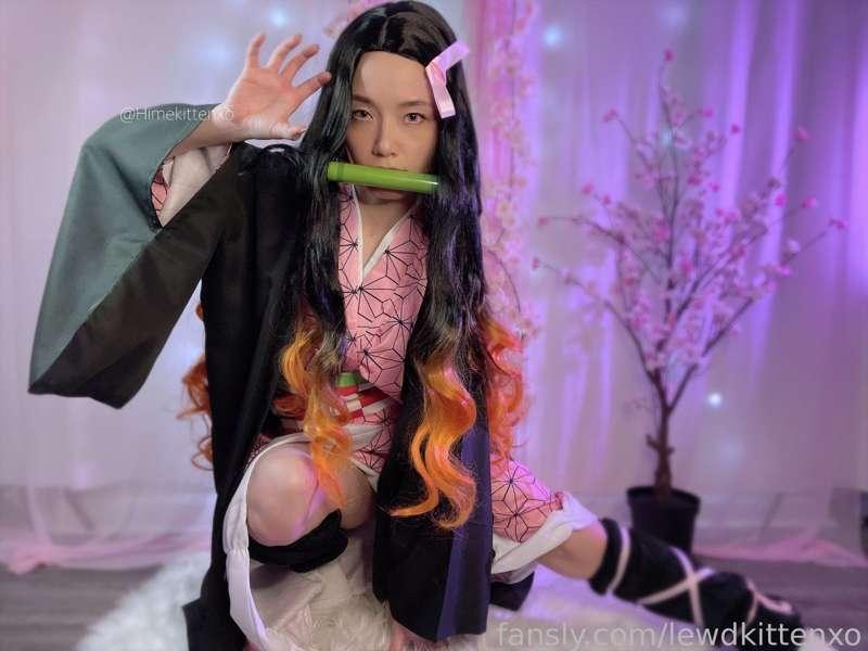 New cosplay!! Nezuko-chaaaan 🌸