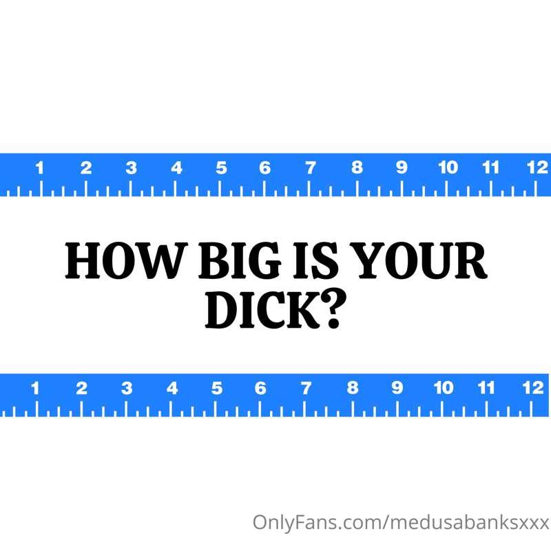 How BIG is your dick?😉📏

Send me a tip $$ of the length of y..