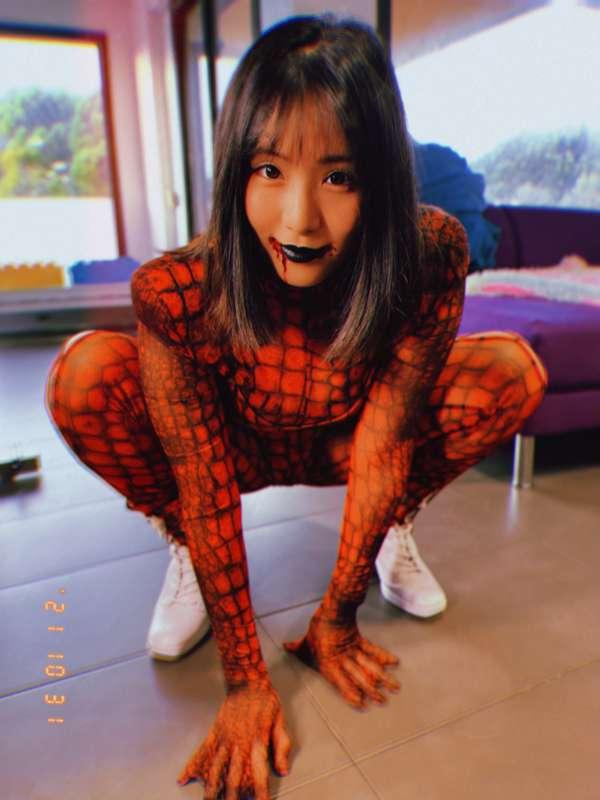 Your dragon lady 's gonna suck your soul out… your dick. 😈😈😈