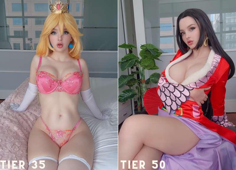 Princess Peach and Boa Hancock Preview