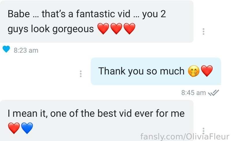Don’t forget you can still purchase my latest sex tape by sending me a message with the tip or by tipping this post $24.99.

20 whole minutes of passionate, horny fucking 🤭❤️

If the teaser didn’t convince you to purchase the full video, maybe these reviews will do the trick 😉