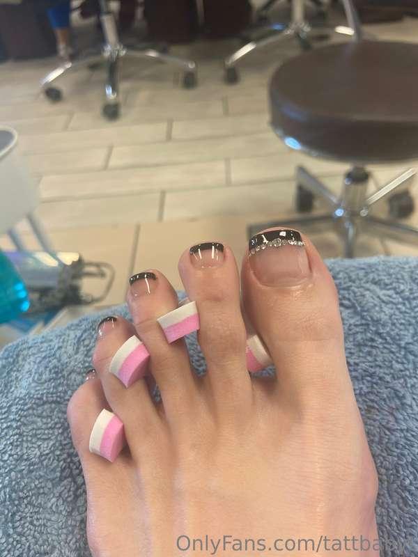 Feet done 🥹😝