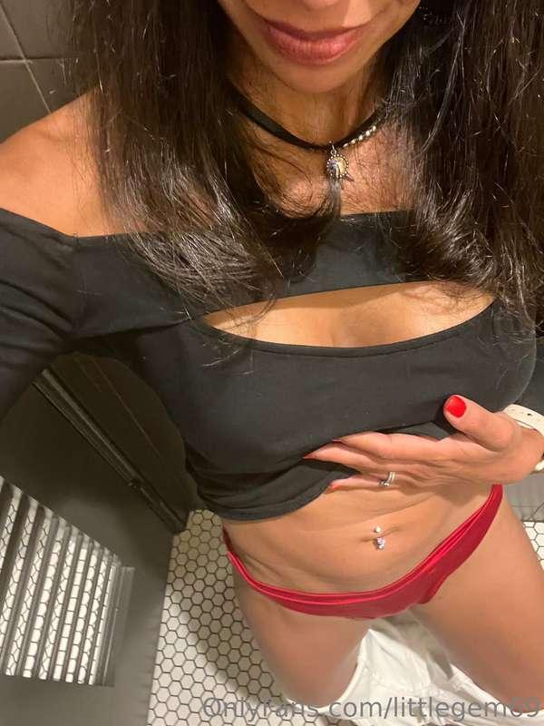 Would you take me in a public restroom? 😈