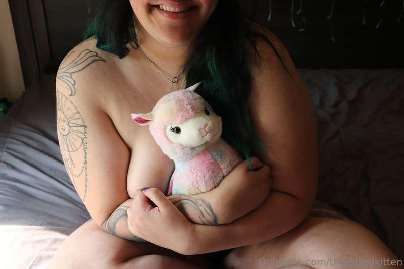 Naughty girl and her llama (part 2)