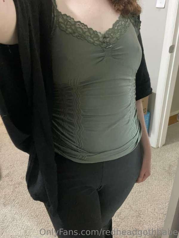 I love being able to see my nipples through my shirt