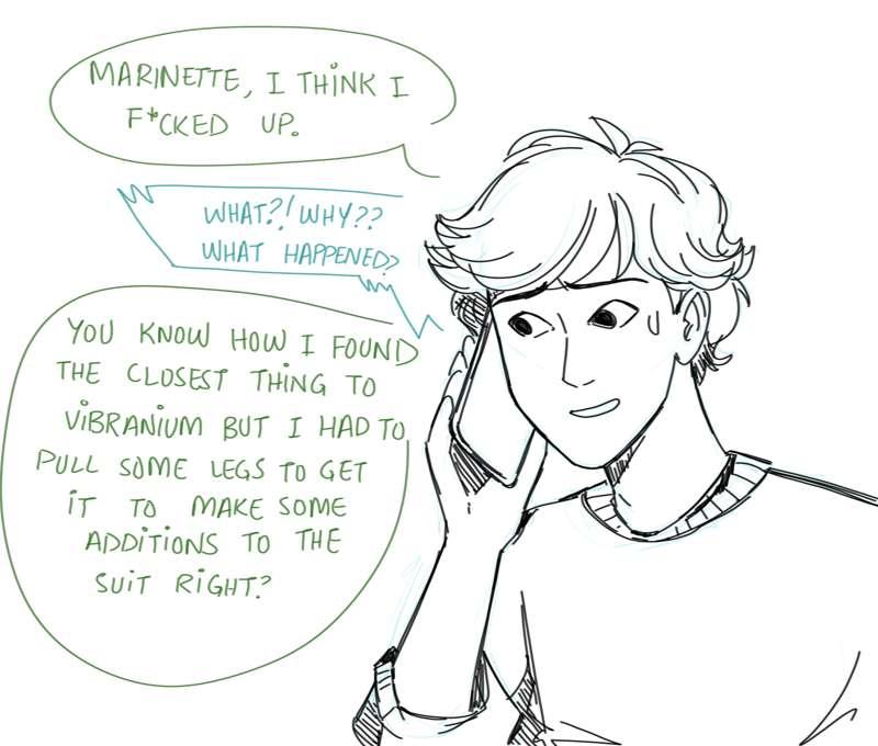 "Marinette saves the day" - spidrien series comic
