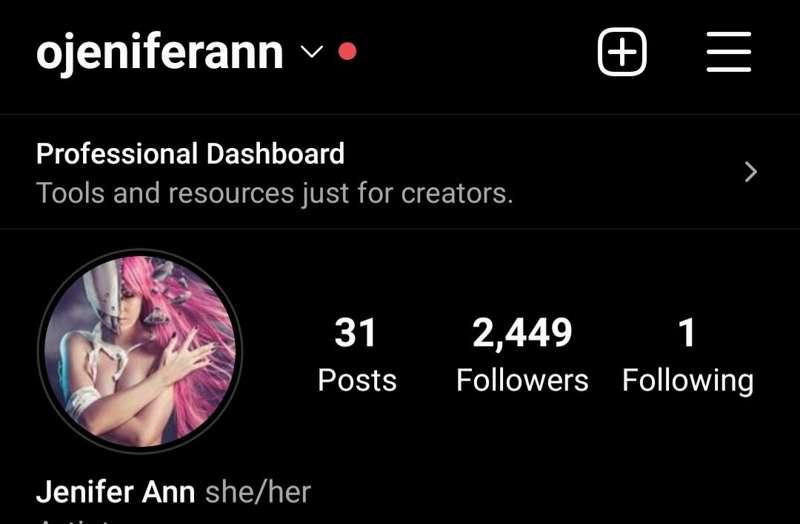 My alt Instagram for anyone that has one ♡ OJeniferAnn