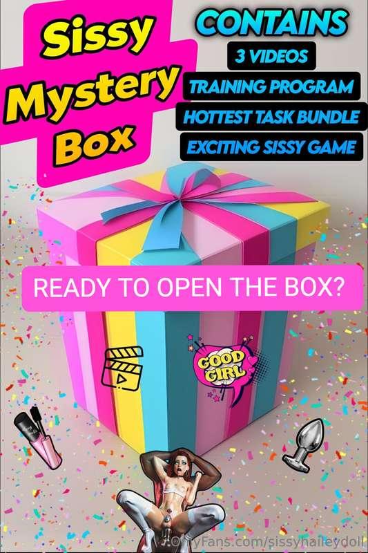 🎁 Sissy Mystery Box 🎁 You Know You’re Craving to Peek, Slut ..