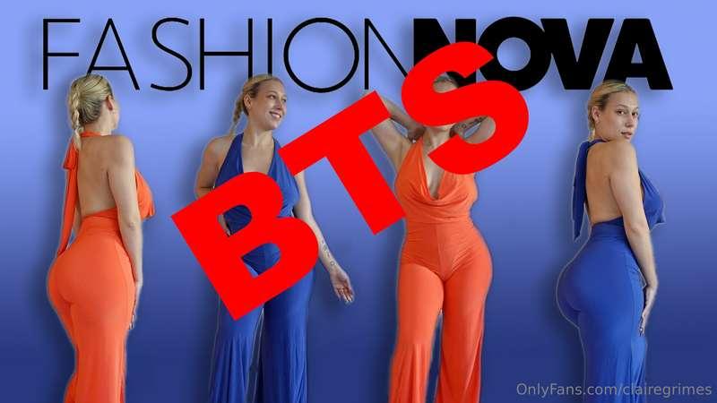 BEHIND THE SCENES CHANGING of my newest FashionNova Jumpsuit..