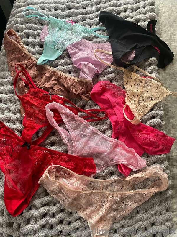 Got a bunch of new panties in the mail today!! If you see a ..