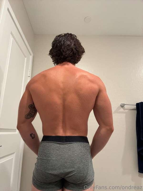When you look at this, are you looking at my back muscles or..