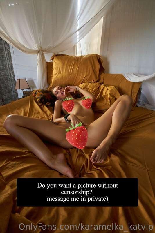 to remove the strawberry, write me in private)
