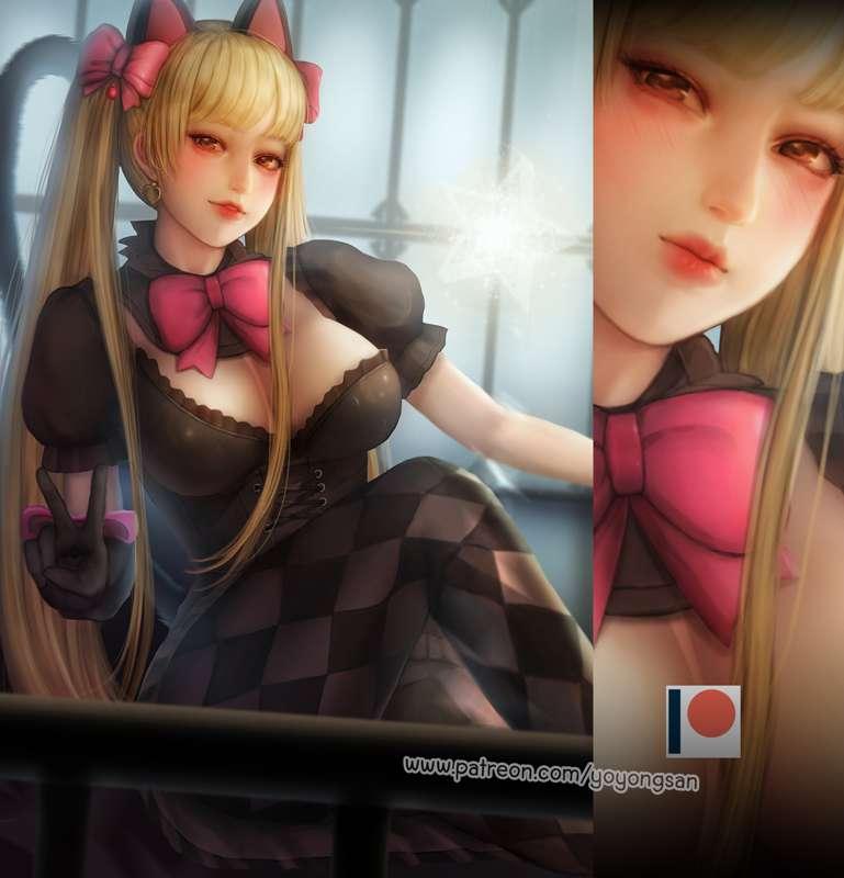 D.va black cat!