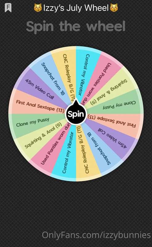 ***☀️🍉🌊🏄‍♀️Spin the Wheel, July Edition!!☀️🍉🌊🏄‍♀️*** 

Get u..
