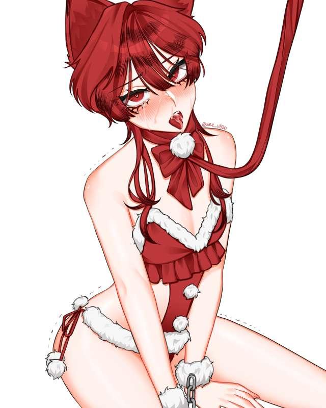 not enough ribbons to wrap this gift 💦 slight nsfw version 1