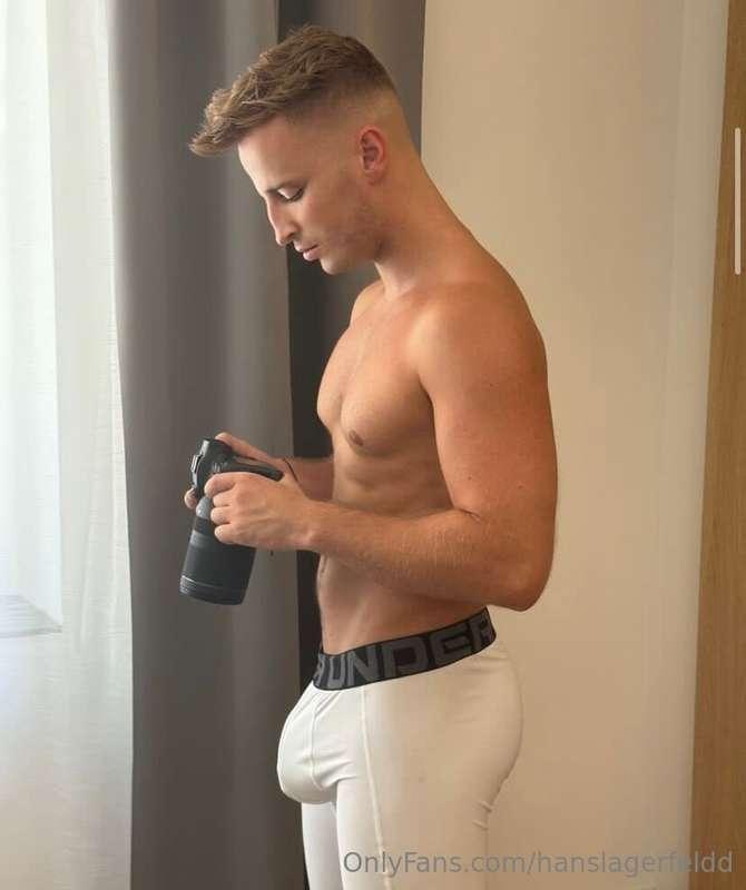 Protein shake with a drop of my cum?💦 Would you drink it?😜