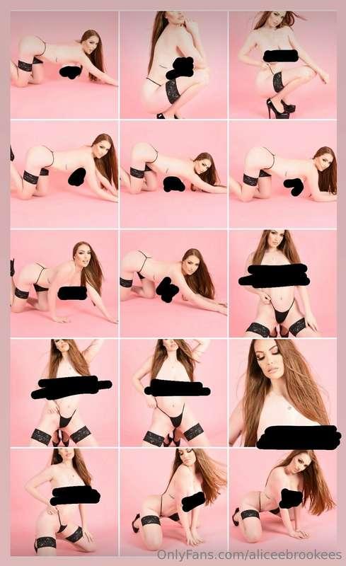 Preview of this 15 pic saucy topless set AND a behind the sc..