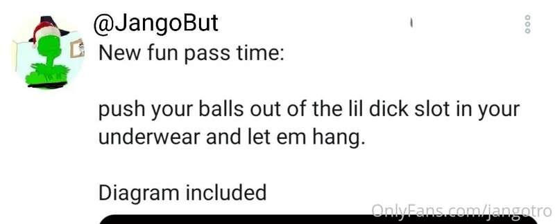 Decided to recreate a tweet of mine IRL. Just the balls babi..