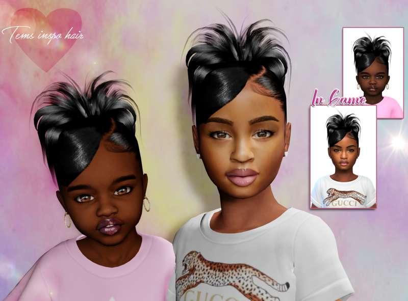 Tems Inspo Hair for children