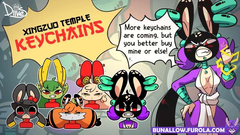 Xingzuo Temple Keychains (MERCH)