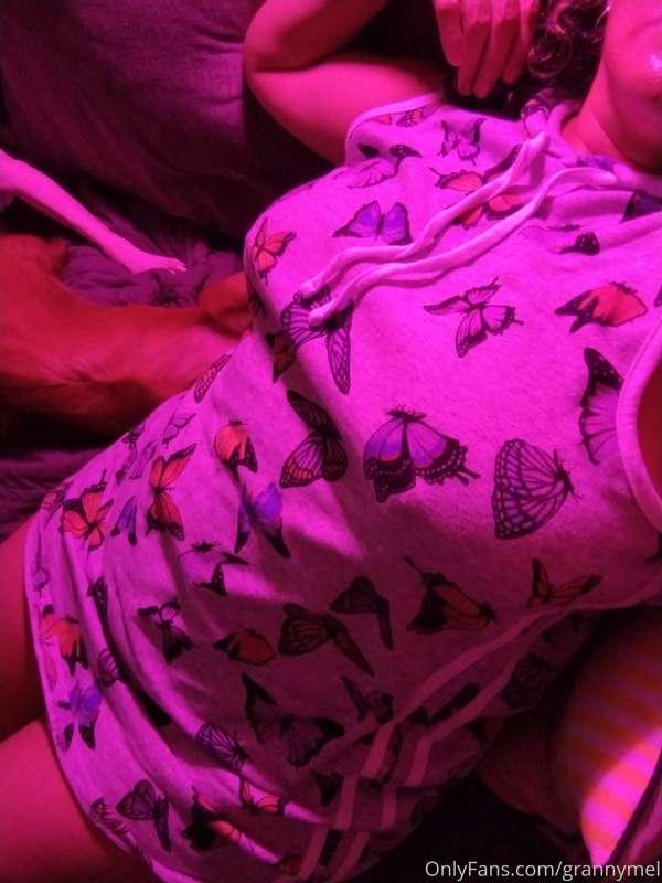 Not in the mood to show too much tonight...Granny Mel is try..