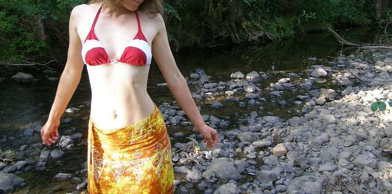Hot day but cold water