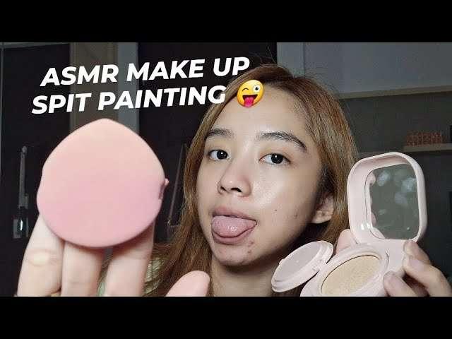 -Early Access- ASMR spit painting you with make up