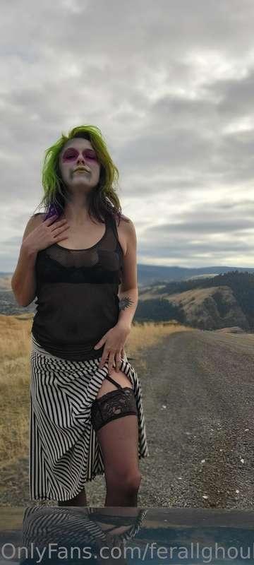 Beetlejuice in Lingerie!  Happy Late Halloween!(; I'm the gh..