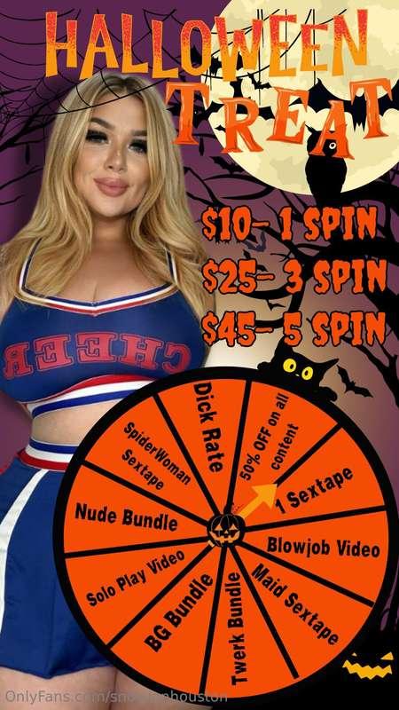 Halloween treat for everyone! 🦇🎉Win in every spin!!🎉👻 $10-1 ..