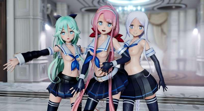 【2K & FullHD】 Gee -  Umikaze, Kawakaze, Yamakaze
