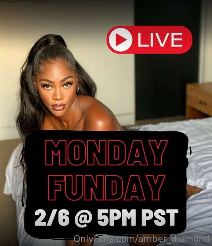 Best day of the week 😏 will I see you at my live tomorrow? I..