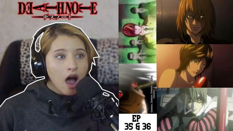 [Death Note] Episode 35 & 36 REACTION | Malice | 1.28 | OMG...