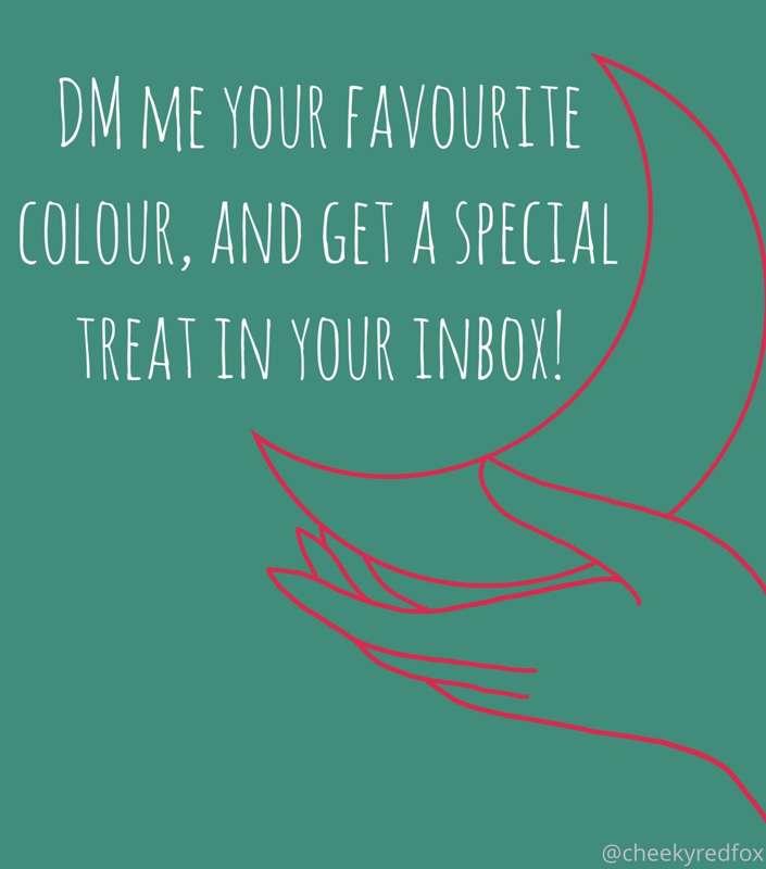 Monday treat! DM me your favourite colour and get a special ..