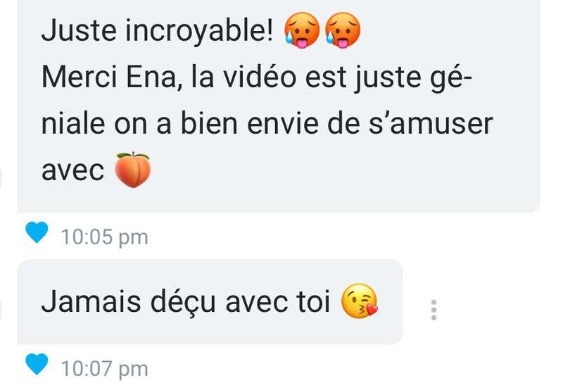 Il semblerait que la vidéo que je vous ai envoyée en dm fass..