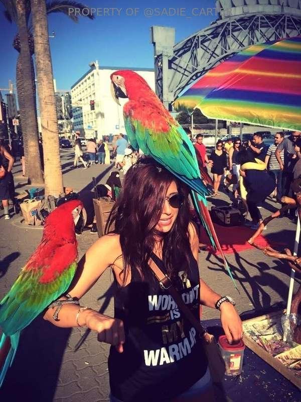 TBT when I thought the bird on my head was fixing to shit 