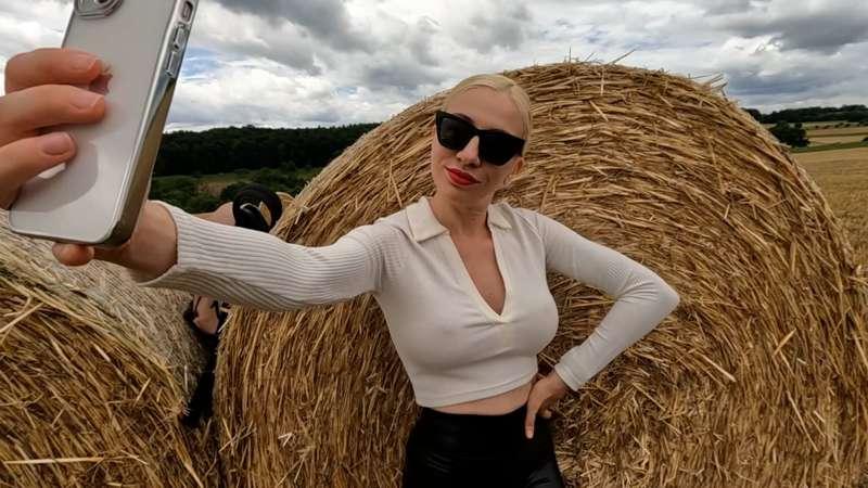 In the field 