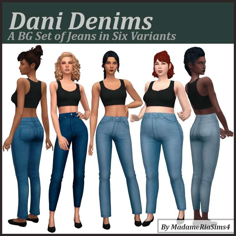 Dani Denims (A Set of 6 Jeans)