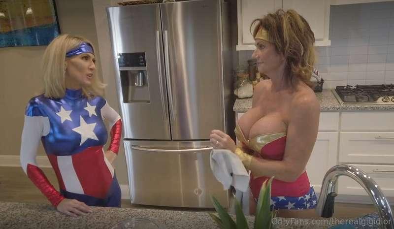 SUPER HERO SEX - see how 2 semi-retired super heroes use tha..