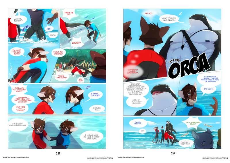 Cats Love Water pages 18-19+Rewards!