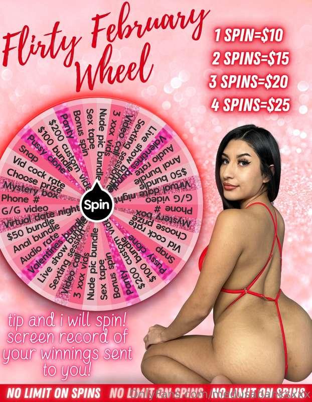 🌹FILTHY FEBRUARY WHEEL🌹 month full of love!💖 let me show you..