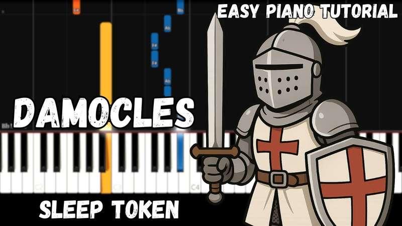 Easy MIDI - Sleep Token - Damocles (Atlantic Notes Arrangement + Tempo + Colors + Key)